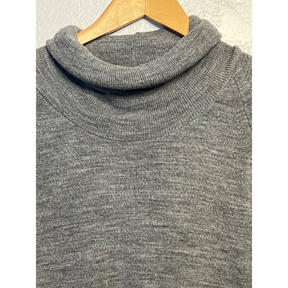 Vintage Designers Originals Womens 38 Medium Gray Turtleneck Sweater USA Acrylic - Picture 2 of 16